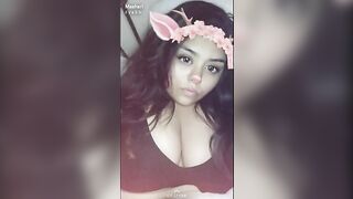 Omegle Cute BBW Suck 4 Fingers And Flash Huge Tits