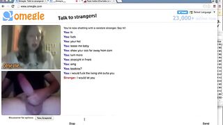 Big Cock Makes Omegle Teens Eyes Roll Back
