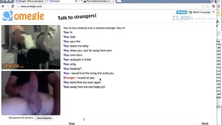 Big Cock Makes Omegle Teens Eyes Roll Back