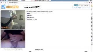 Big Cock Makes Omegle Teens Eyes Roll Back