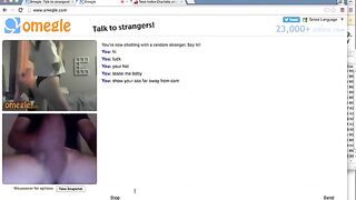 Big Cock Makes Omegle Teens Eyes Roll Back