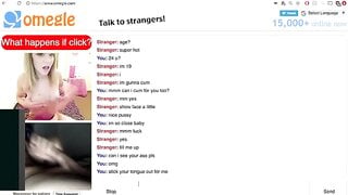 Sexy Omegle Teen Shows Everything