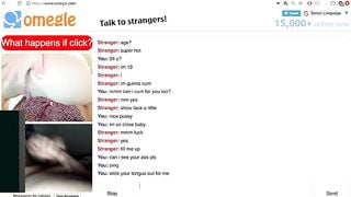 Sexy Omegle Teen Shows Everything
