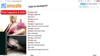 Sexy Omegle Teen Shows Everything