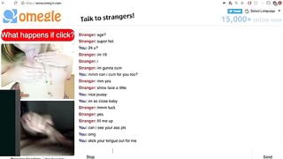 Sexy Omegle Teen Shows Everything