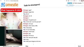 Sexy Omegle Teen Shows Everything