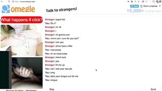 Sexy Omegle Teen Shows Everything
