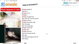 Sexy Omegle Teen Shows Everything