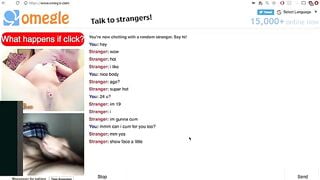 Sexy Omegle Teen Shows Everything