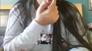 Dark Skinned UK Girl 18 Flashes Boobs on Omegle