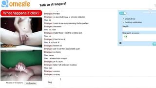 Omegle Girl Rubs Pussy Plus Fleshlight Jerk And Cu