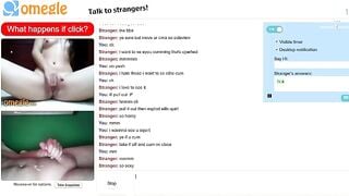 Omegle Girl Rubs Pussy Plus Fleshlight Jerk And Cu