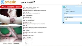Omegle Girl Rubs Pussy Plus Fleshlight Jerk And Cu