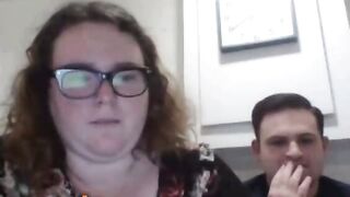 Fat Beckie And Friend Play Omegle Game, Flashes