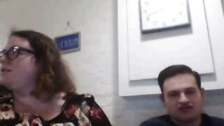 Fat Beckie And Friend Play Omegle Game, Flashes