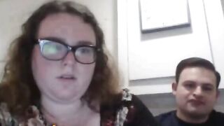 Fat Beckie And Friend Play Omegle Game, Flashes