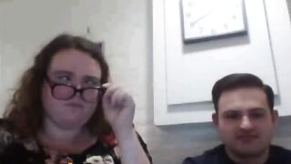 Fat Beckie And Friend Play Omegle Game, Flashes