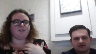Fat Beckie And Friend Play Omegle Game, Flashes