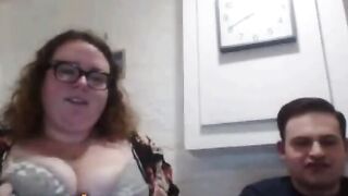 Fat Beckie And Friend Play Omegle Game, Flashes