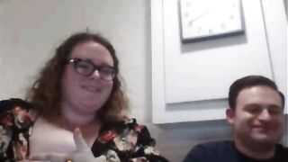 Fat Beckie And Friend Play Omegle Game, Flashes