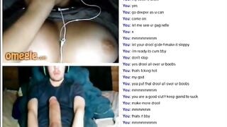 Omegle Amazing Girl Rease Me With Nice Tits