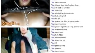 Omegle Amazing Girl Rease Me With Nice Tits