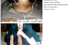 Omegle Amazing Girl Rease Me With Nice Tits