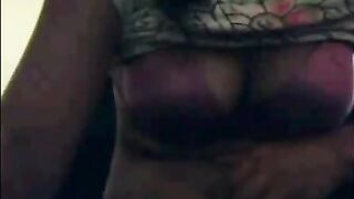 Busty Gal Flashing Tits On Webcam