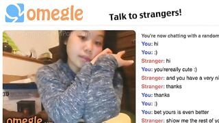 Horny Asian On Omegle.Avi