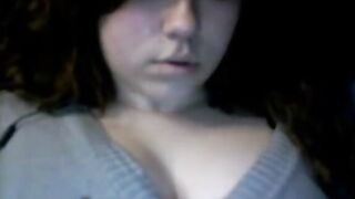Omegle, Sexy 19yo Flashes Amazing Boobs