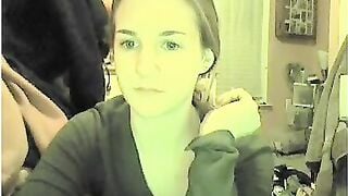 Big Eyed Cutie Doesnt Mind Showing Stuff On Omegle