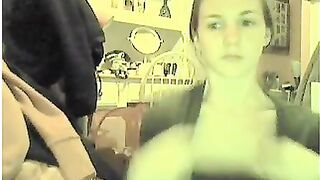 Big Eyed Cutie Doesnt Mind Showing Stuff On Omegle