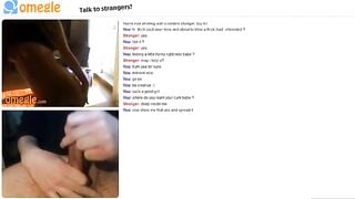 Hot Omegle Girl Strips For My Cum