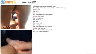 Hot Omegle Girl Strips For My Cum
