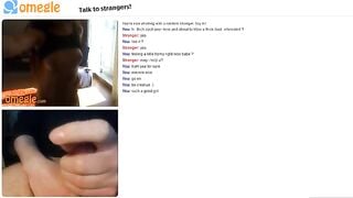 Hot Omegle Girl Strips For My Cum