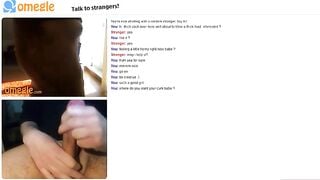 Hot Omegle Girl Strips For My Cum