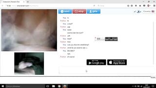 Omegle Teen Flashes Boobs.Mp4