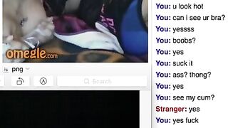 Omegle Teen Shows Off Her Head Game