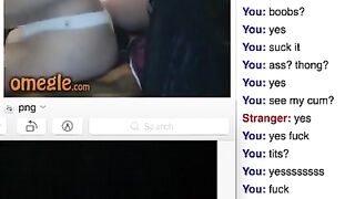 Omegle Teen Shows Off Her Head Game