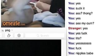 Omegle Teen Shows Off Her Head Game