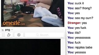 Omegle Teen Shows Off Her Head Game
