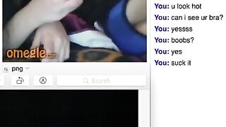 Omegle Teen Shows Off Her Head Game