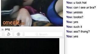 Omegle Teen Shows Off Her Head Game