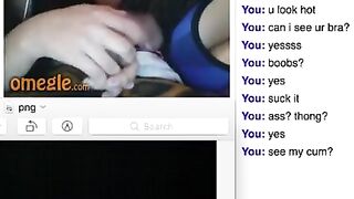Omegle Teen Shows Off Her Head Game