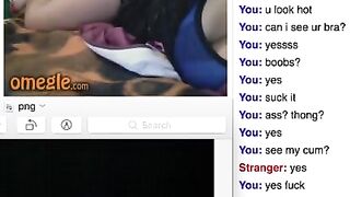 Omegle Teen Shows Off Her Head Game