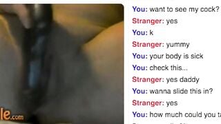 Sexy Omegle Vibe Play Anal Finger