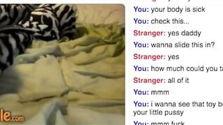 Sexy Omegle Vibe Play Anal Finger