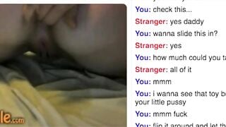 Sexy Omegle Vibe Play Anal Finger