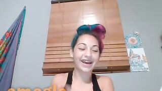 Omegle Teases In Front Of Friend