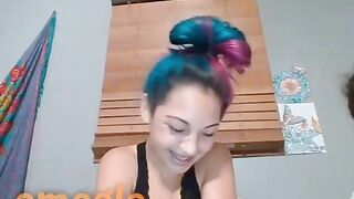 Omegle Teases In Front Of Friend